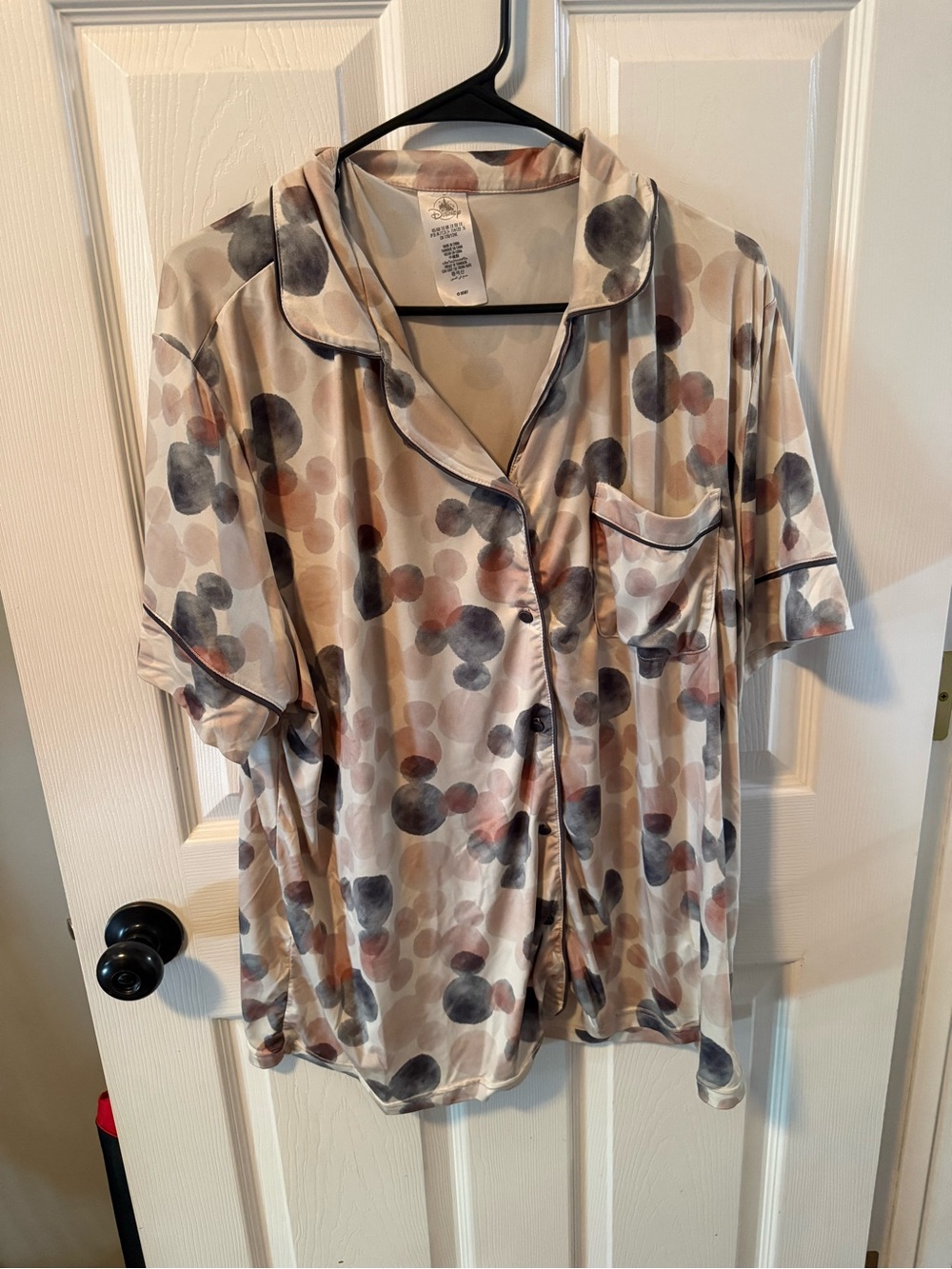 Disney Mickey Mouse Women’s Pajama Top Size 1x